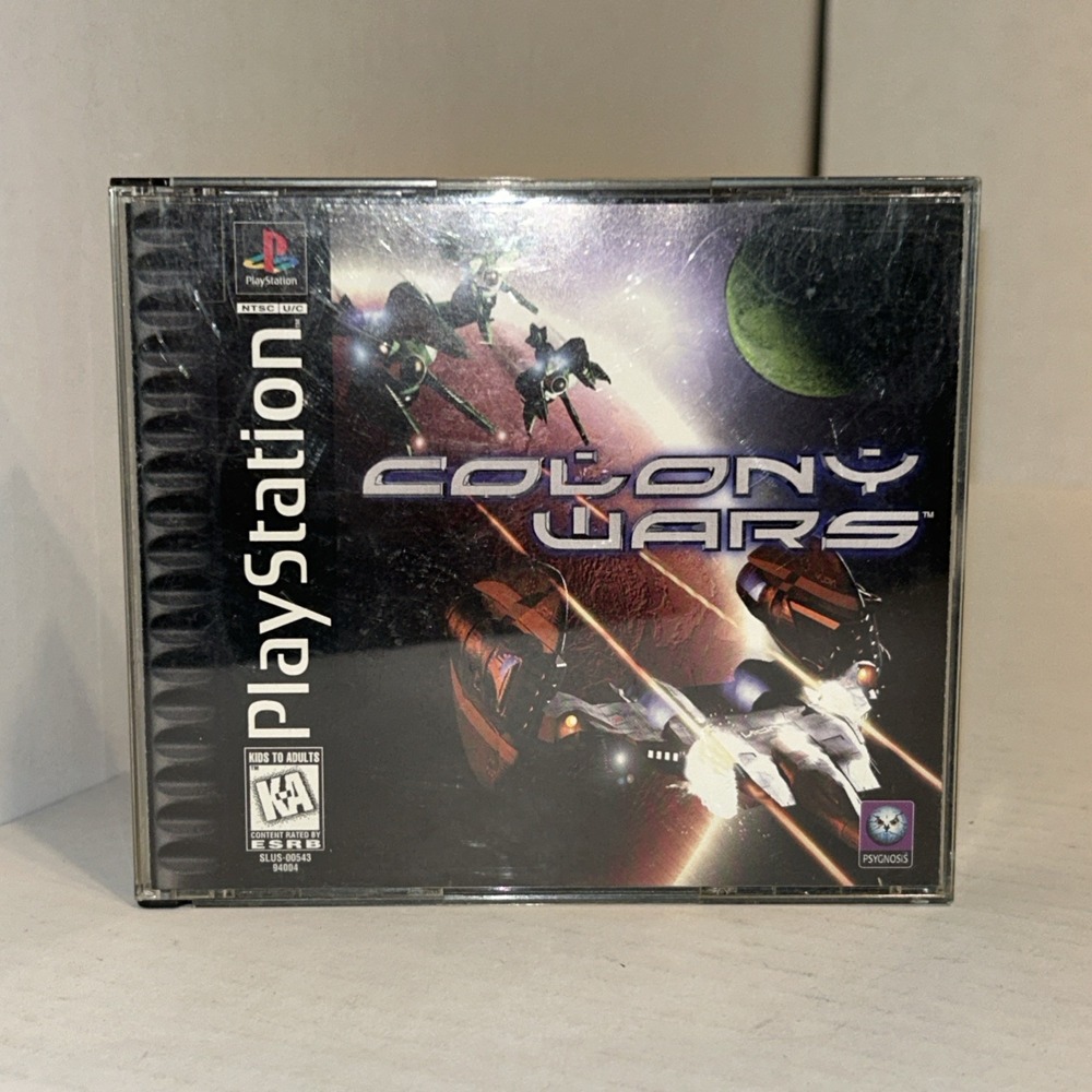 Colony Wars (Sony Playstation 1, 1997)‎ PS1 w/ 2 Discs